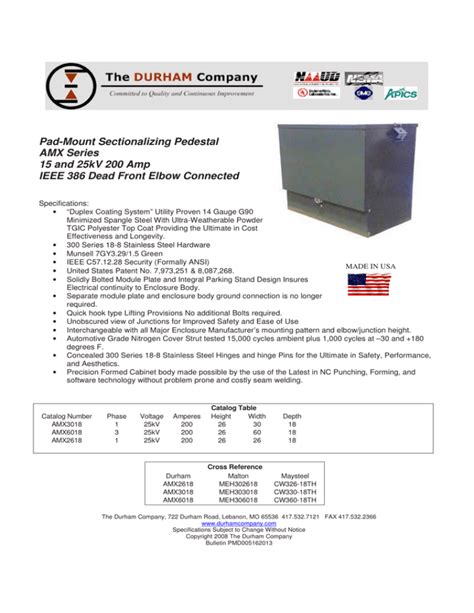 pad mount sectionalizing module